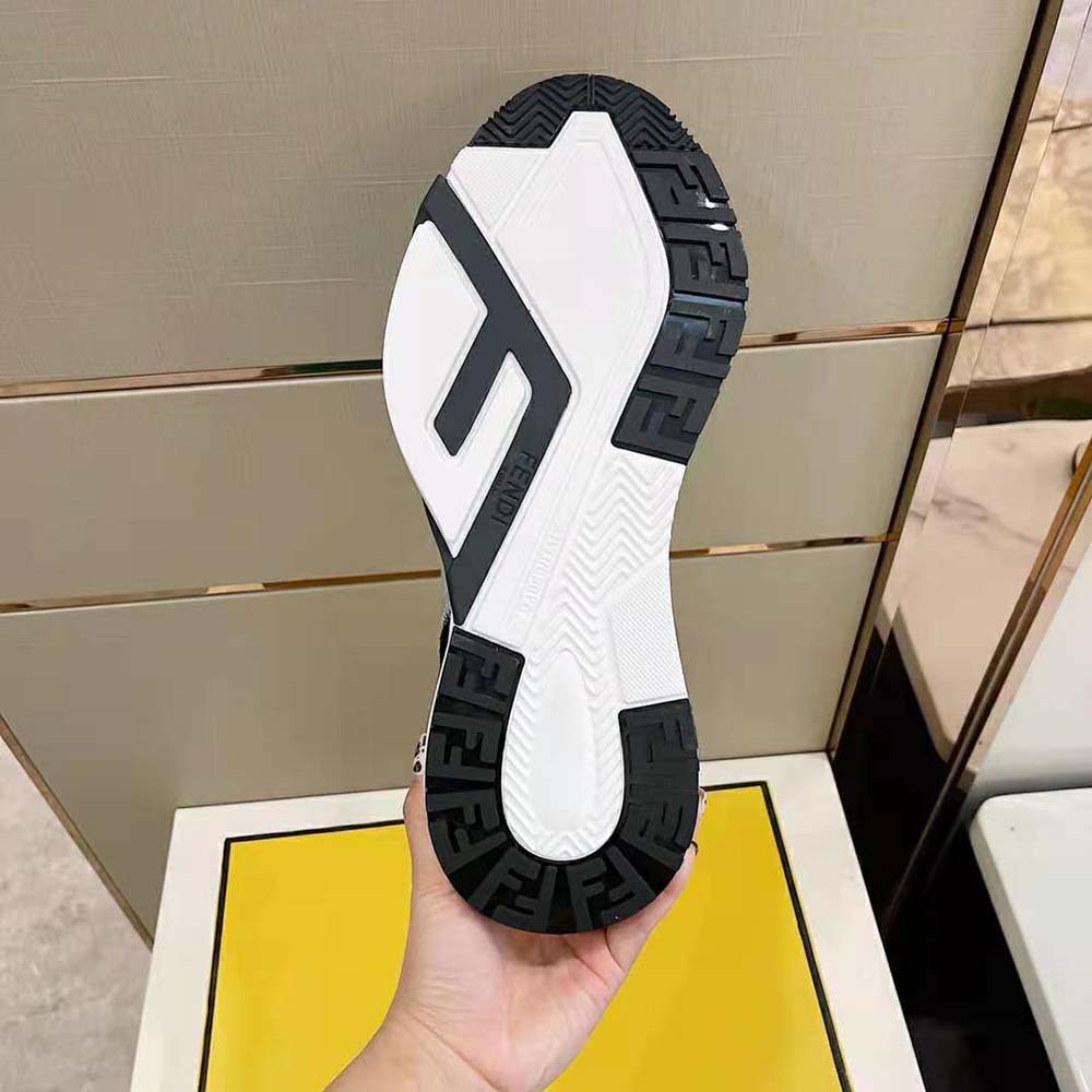 Fendi Unisex Flow Multicolor Nylon Low-Tops - image 8