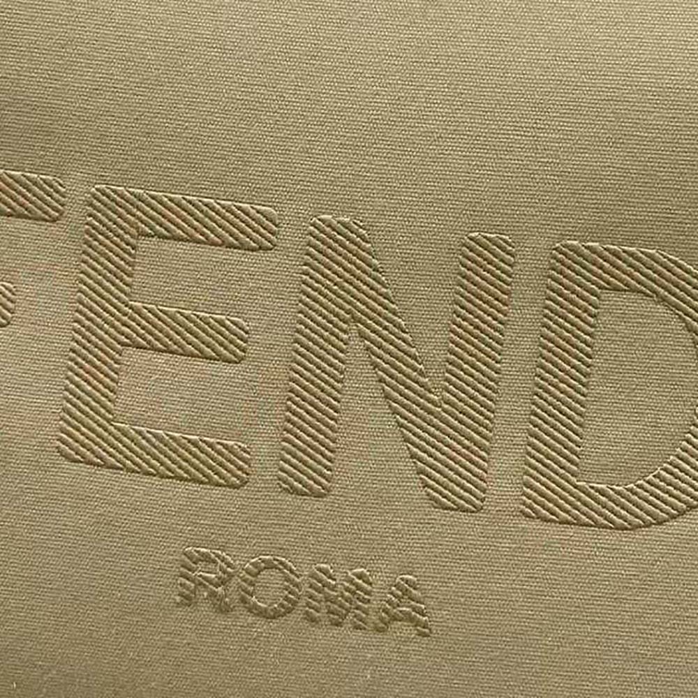 Fendi Women Fendi Sunshine Medium Beige Canvas Bag - image 10