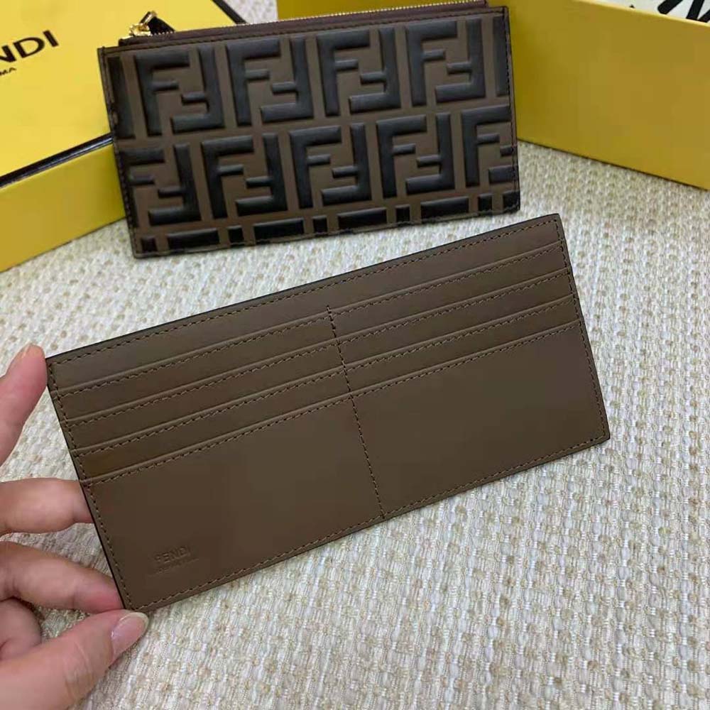 Fendi Women Wallet on Chain with Pouches Brown Leather Mini-Bag - image 4