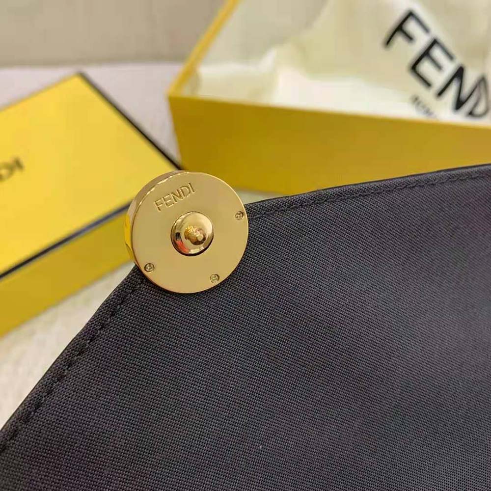 Fendi Women Wallet on Chain with Pouches Brown Leather Mini-Bag - image 9