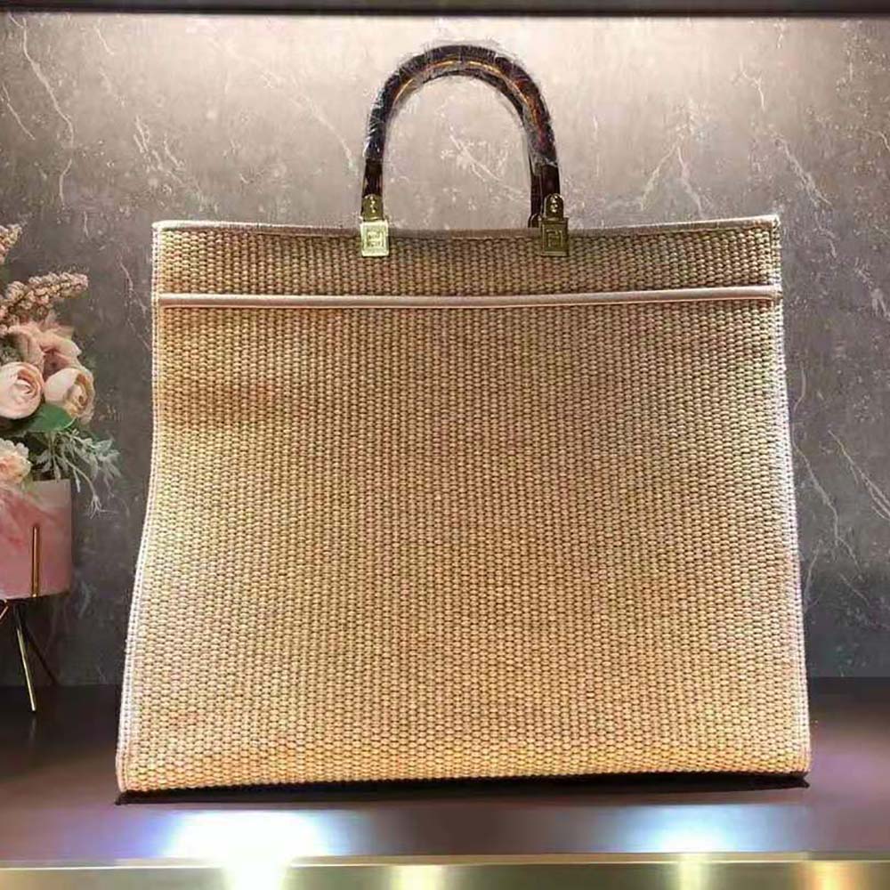 Side profile showing slim silhouette of Fendi Women Wallet on Chain