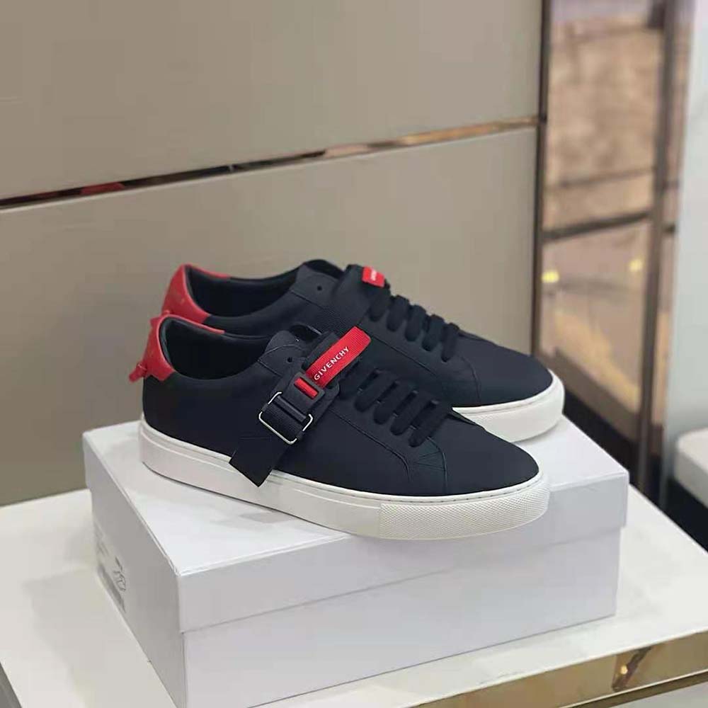 Overhead shot showing cushioned insole and sleek design of Givenchy Men Sneakers