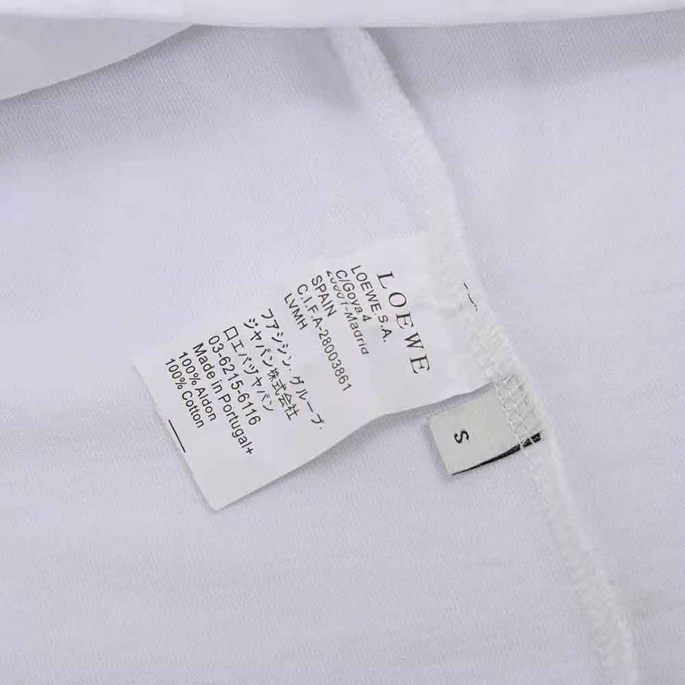 Loewe Women Anagram Embroidered T-shirt in Cotton-White - image 6