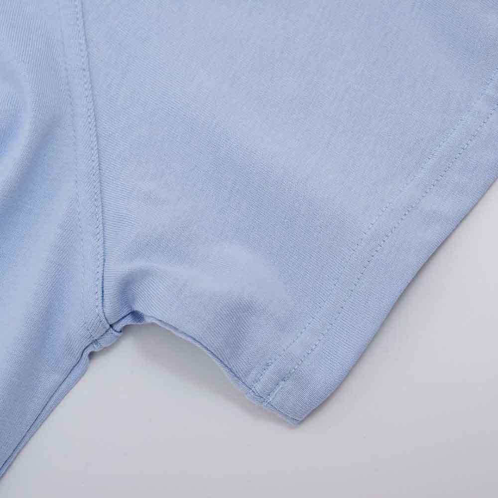 Loewe Men Anagram Embroidered T-shirt in Cotton-Blue - image 5