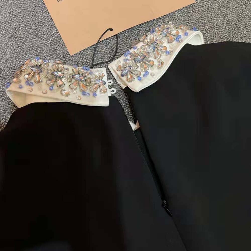 Miu Miu Women Cady Dress Precious Elegance Full of Contemporary Charm - image 6