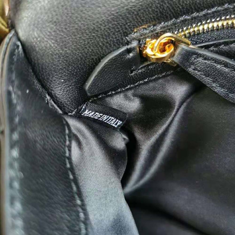 Miu Miu Women Matelasse Nappa Leather Shoulder Bag-Black - image 9