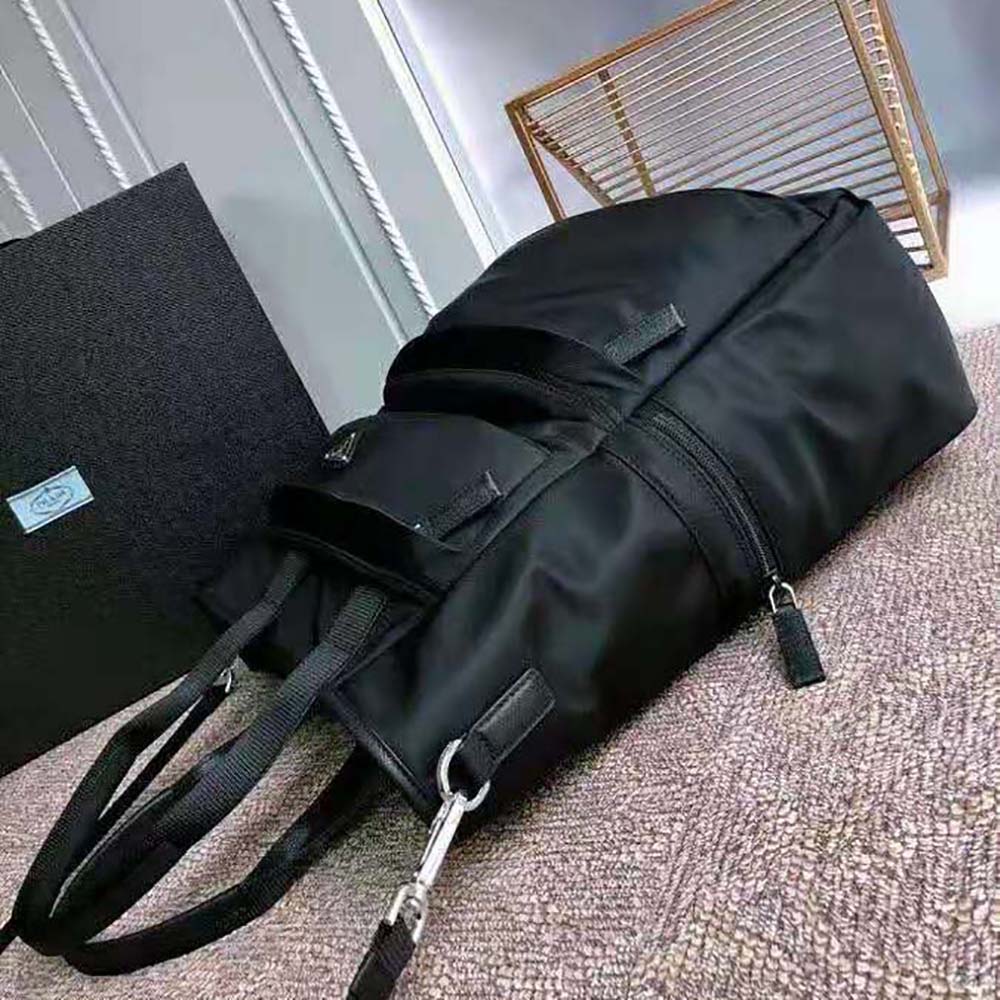 Prada Men Nylon Tote Bag-Black - image 5