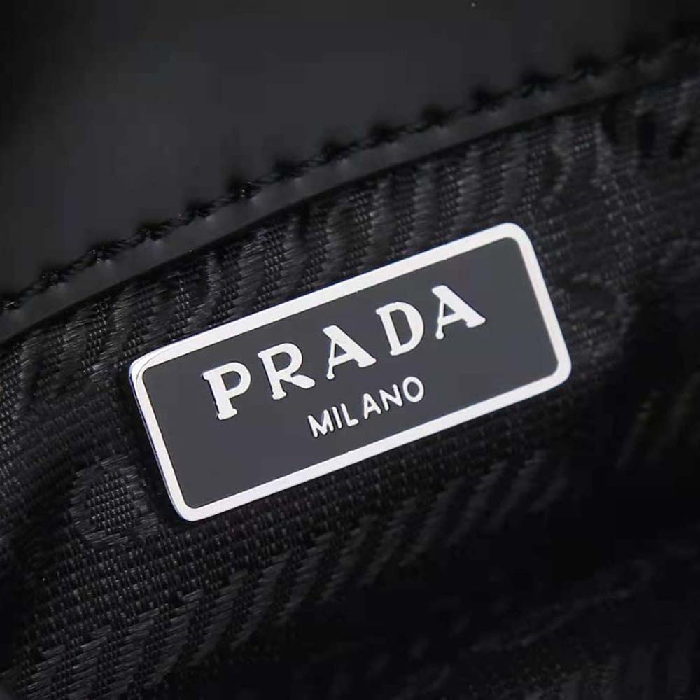 Prada Women Brushed Leather Mini-bag-Black - image 9