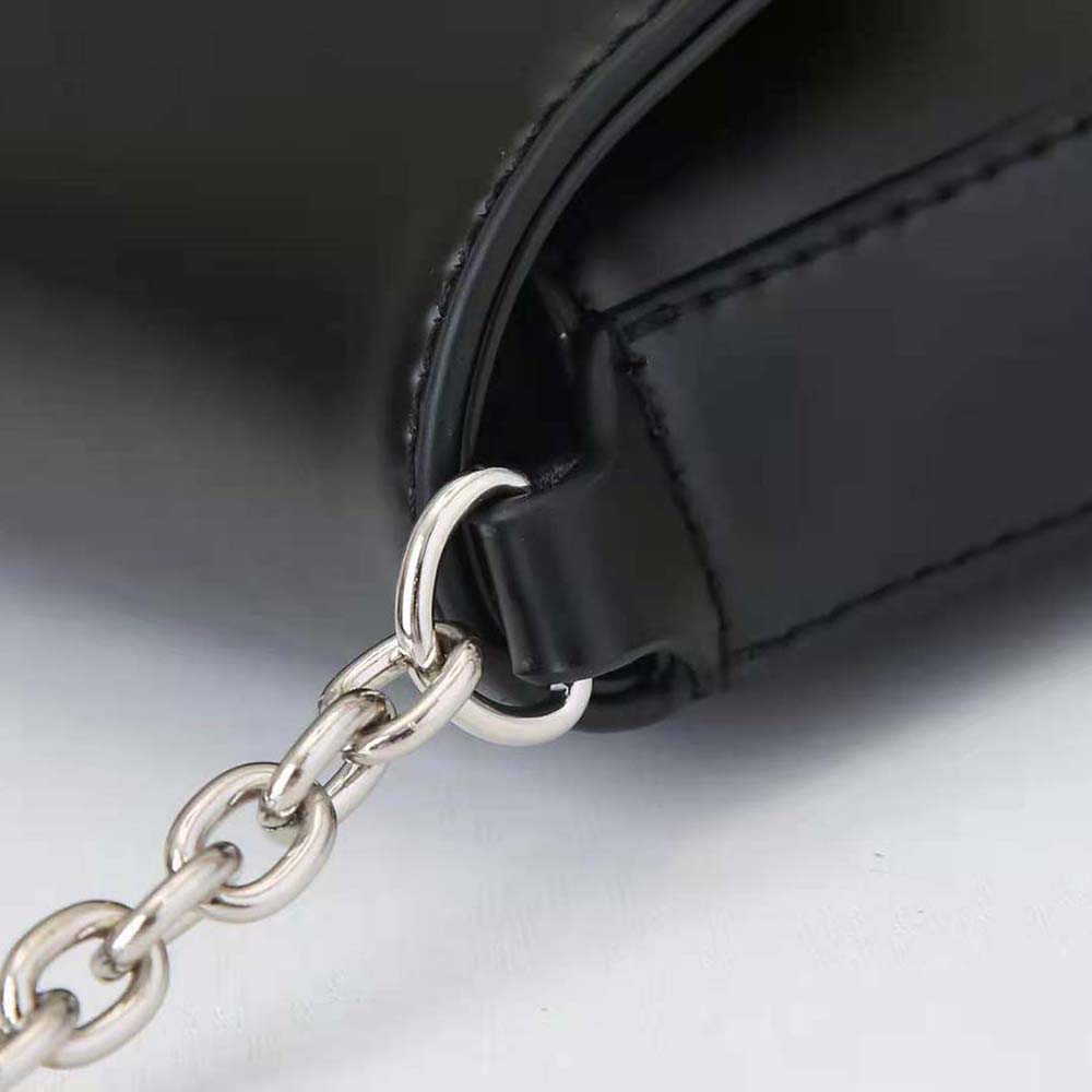 Prada Women Brushed Leather Mini-bag-Black - image 8