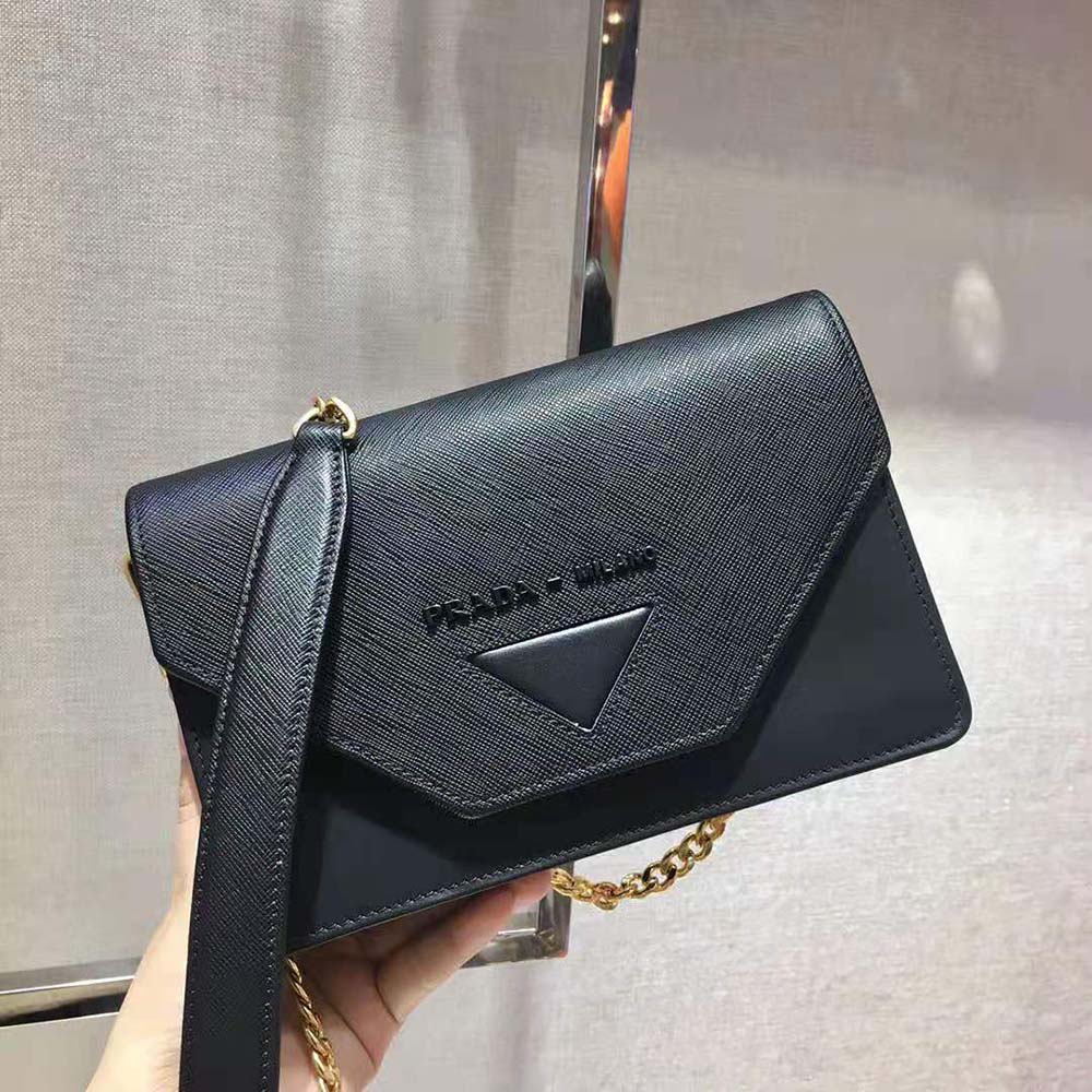 Prada Women Leather Mini-Bag-Black - image 5