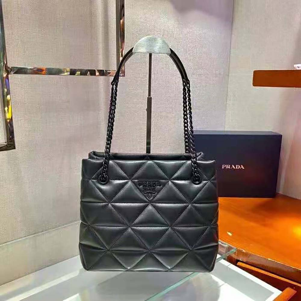 Prada Women Nappa Leather Prada Spectrum Tote-Black - image 4