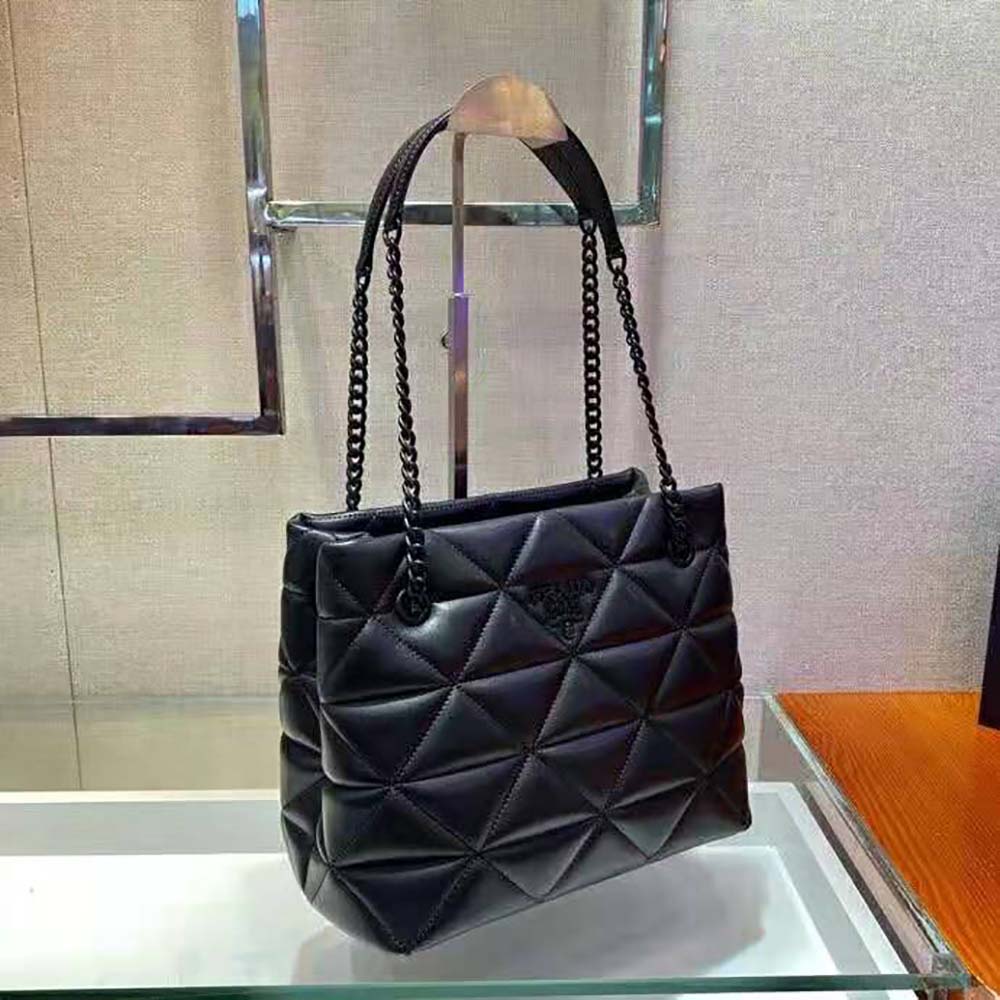 Prada Women Nappa Leather Prada Spectrum Tote-Black - image 5