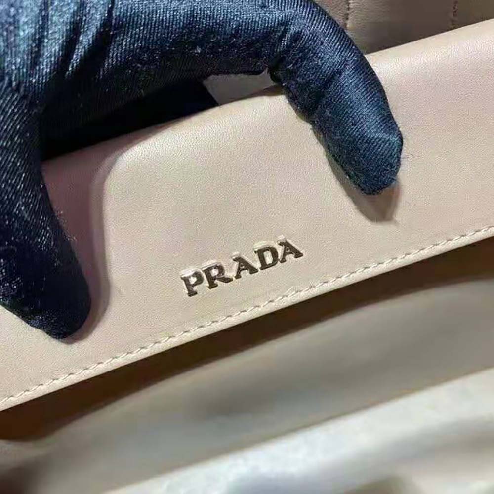 Prada Women Prada Double Medium Leather Handbag-Sandy - image 9