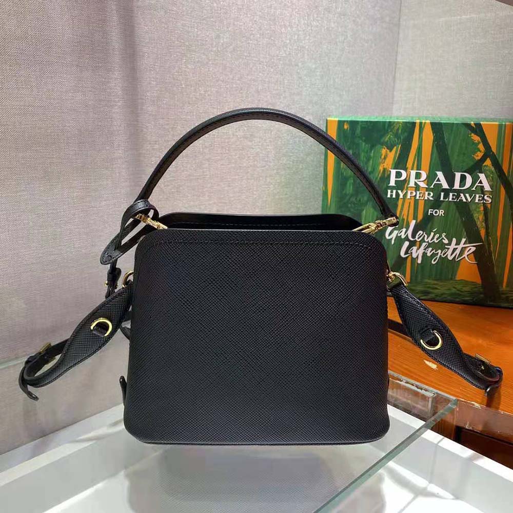 Prada Women Prada Matinee Micro Saffiano Leather Bag-Black - image 4