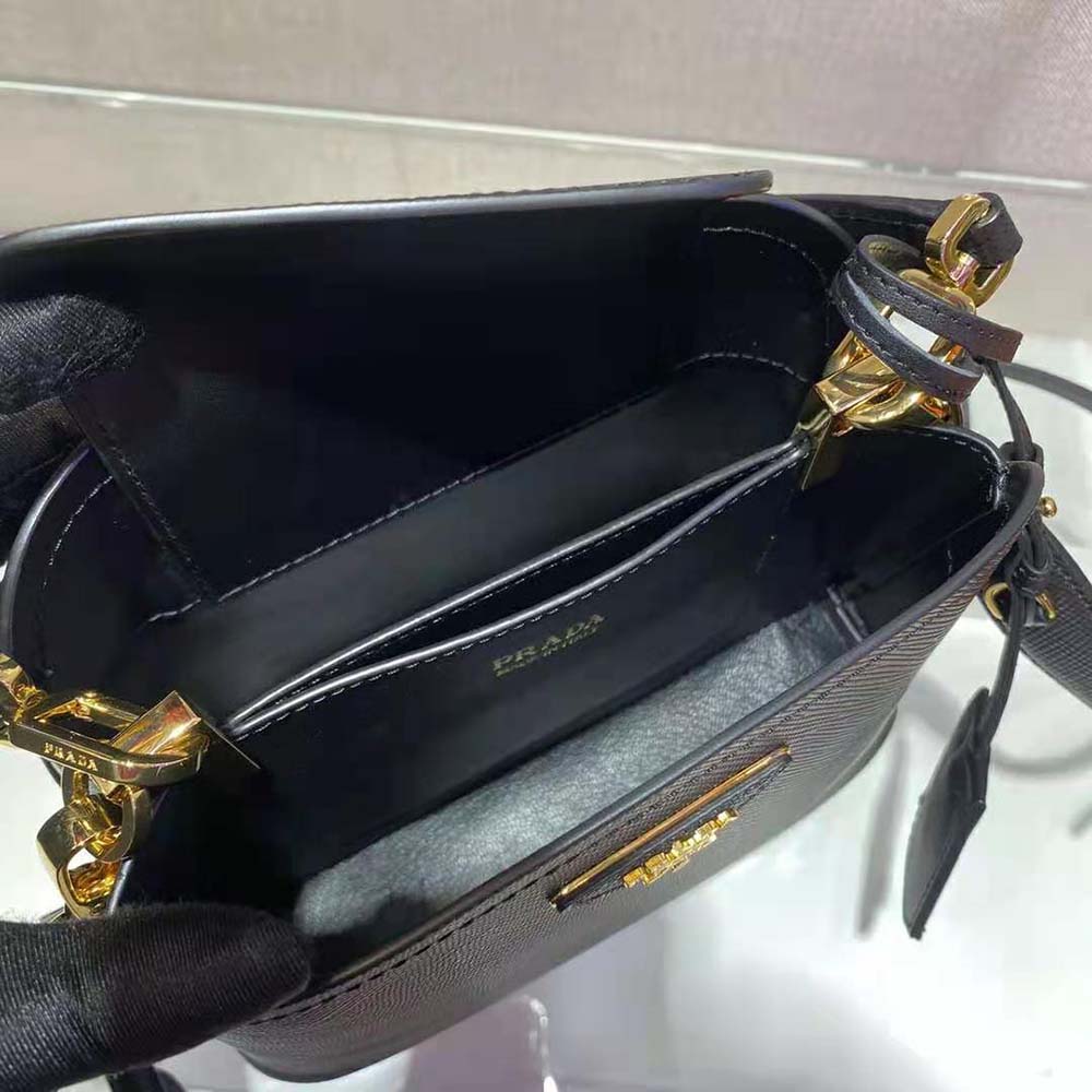 Prada Women Prada Matinee Micro Saffiano Leather Bag-Black - image 8