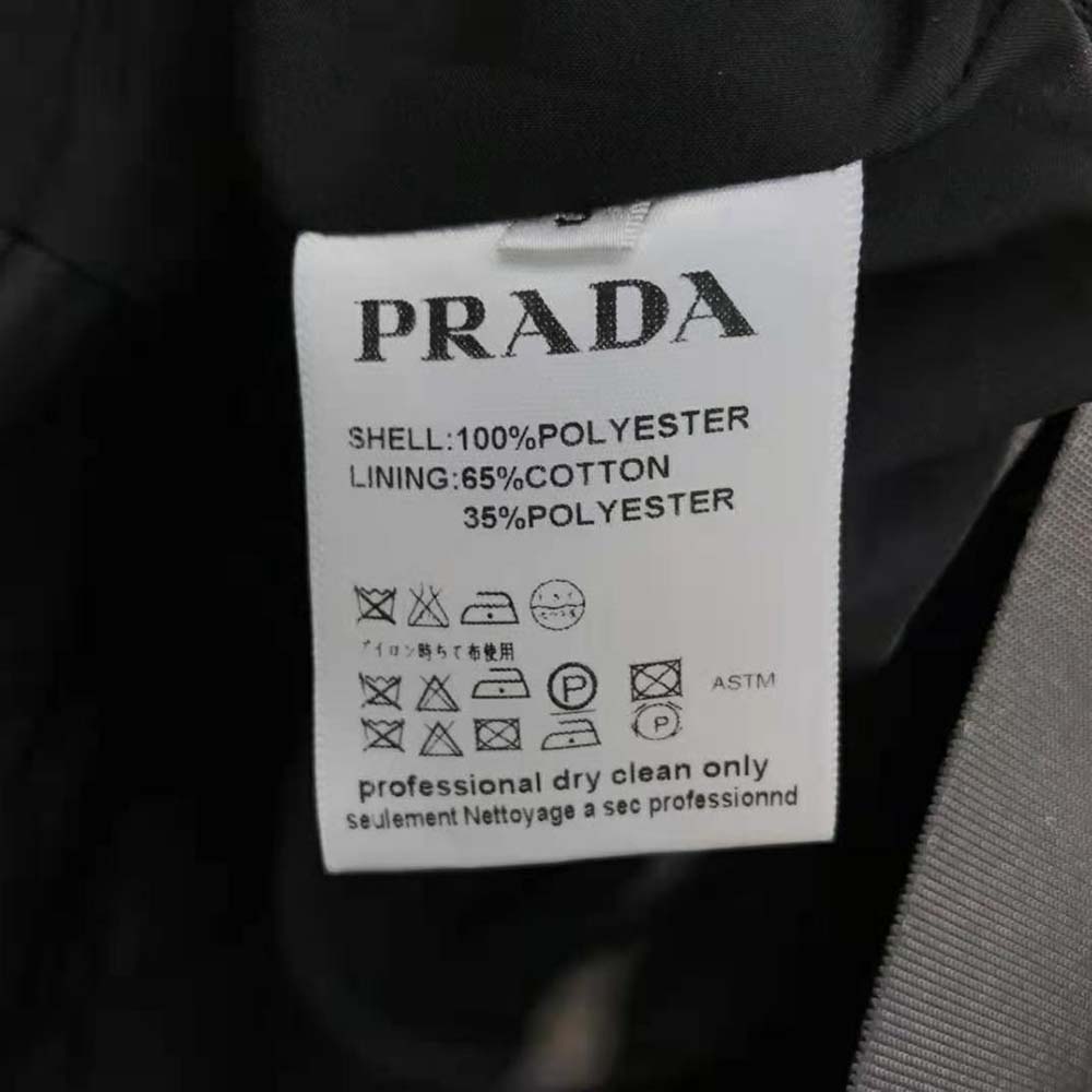 Prada Women Re-Nylon Gabardine Oversized Vest-Black - image 10
