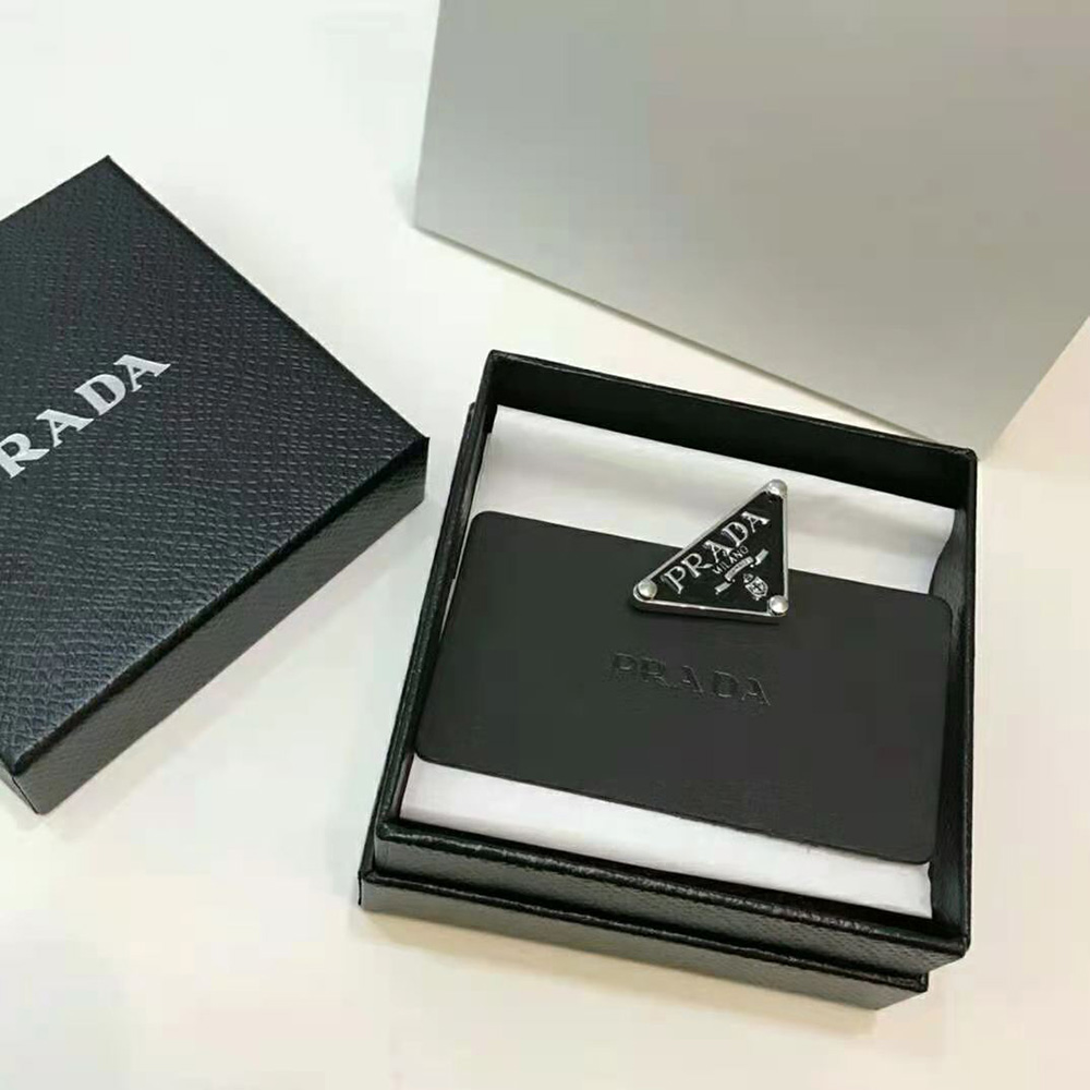 Prada Women Symbole Single Earring-Black - image 5