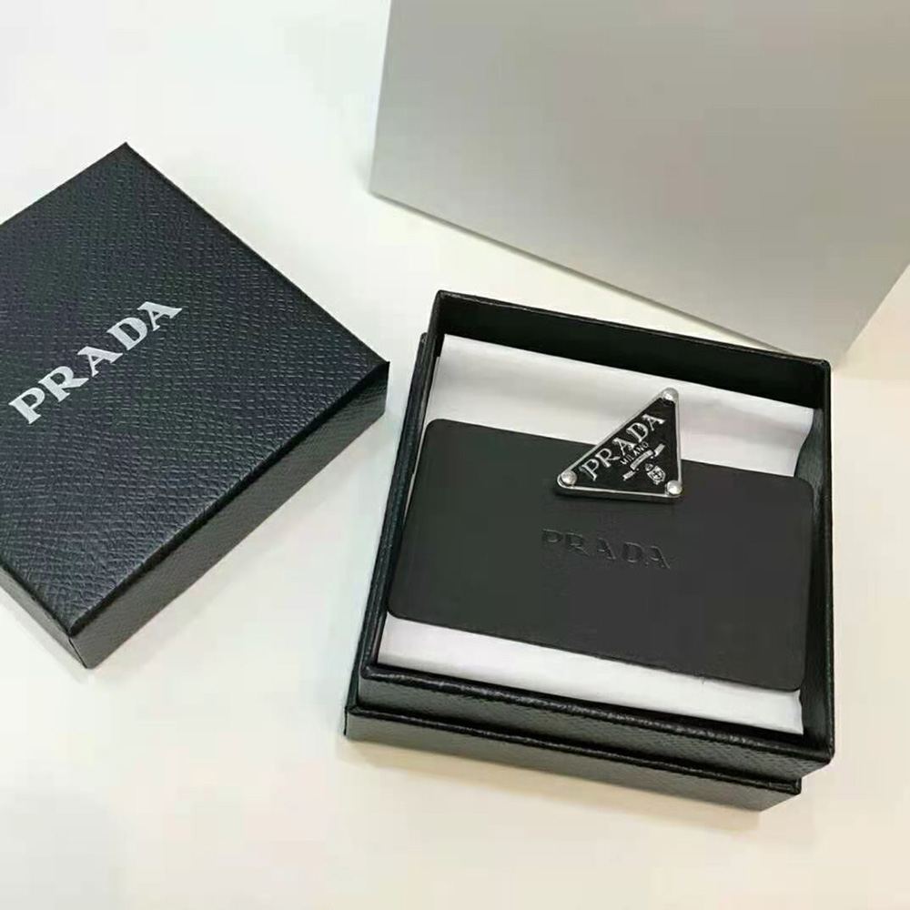 Prada Women Symbole Single Earring-Black - image 7