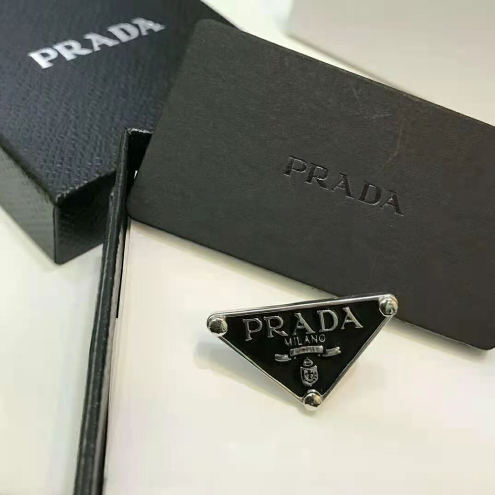 Prada Women Symbole Single Earring-Black - image 4