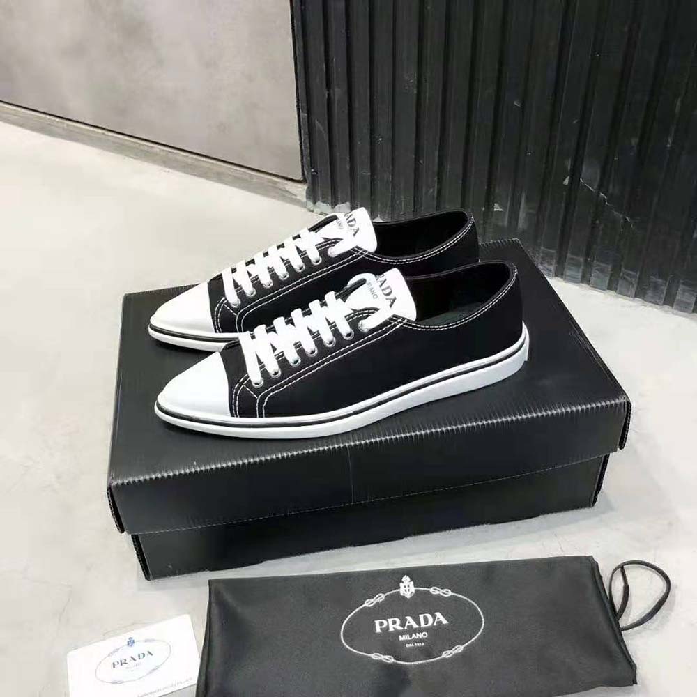 Prada Women Synthesis Sneakers in 25mm Heel-Black - image 4