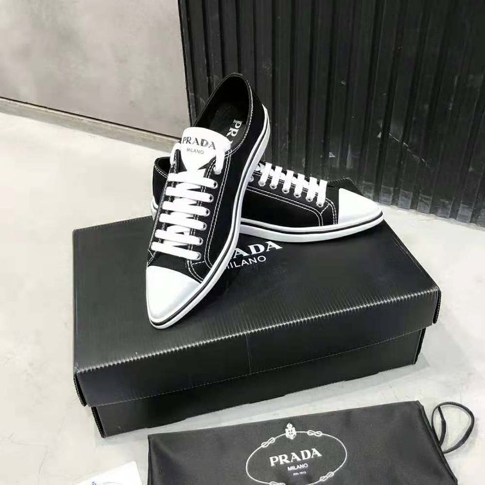 Prada Women Synthesis Sneakers in 25mm Heel-Black - image 5