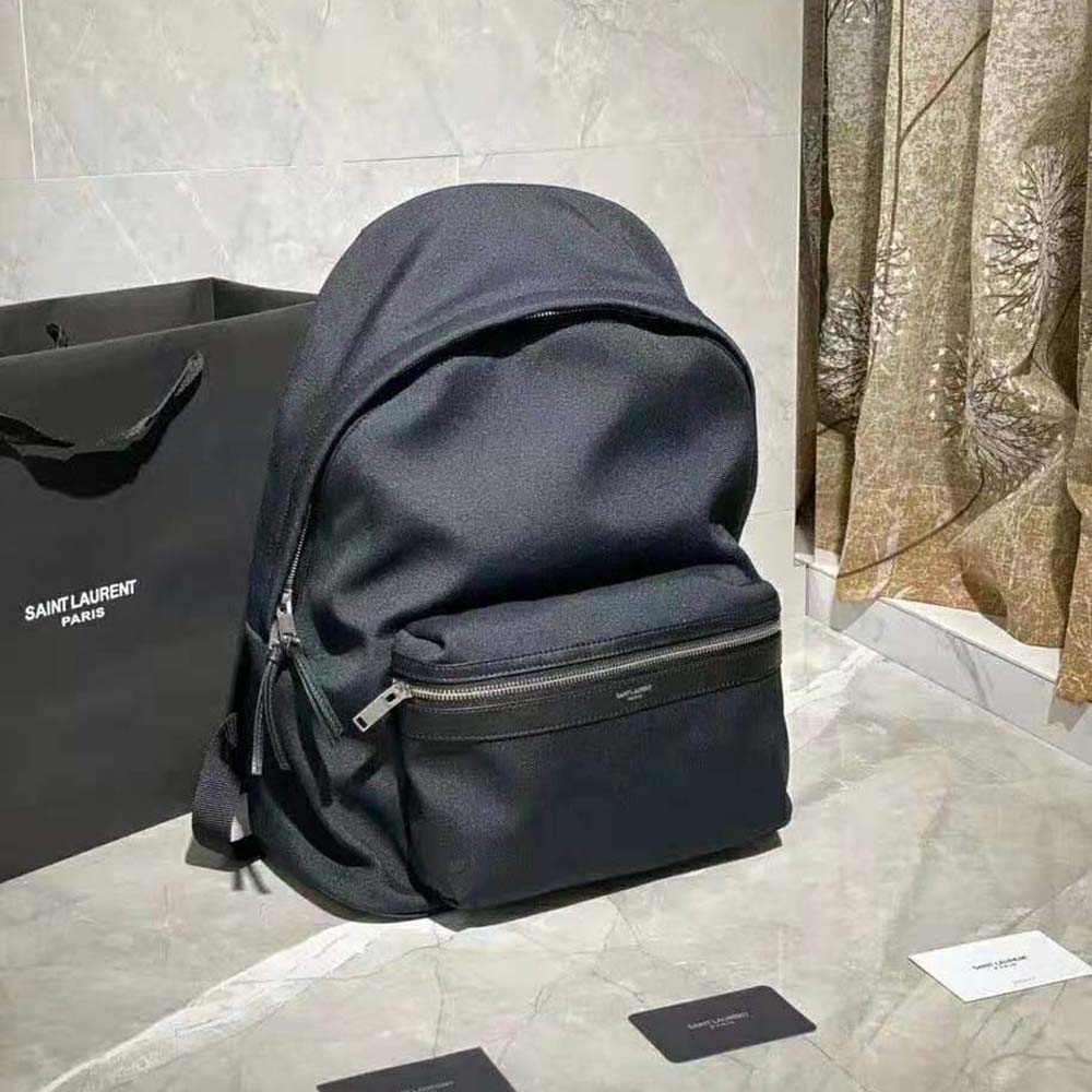 Saint Laurent YSL Women City Mini Backpack in Canvas - image 5