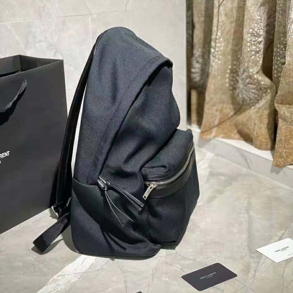 Saint Laurent YSL Women City Mini Backpack in Canvas - image 4