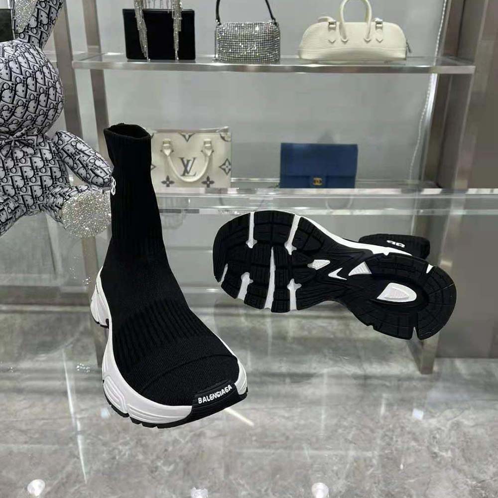 Balenciaga Women Speed 3.0 Sneaker in Black Recycled Knit - image 8