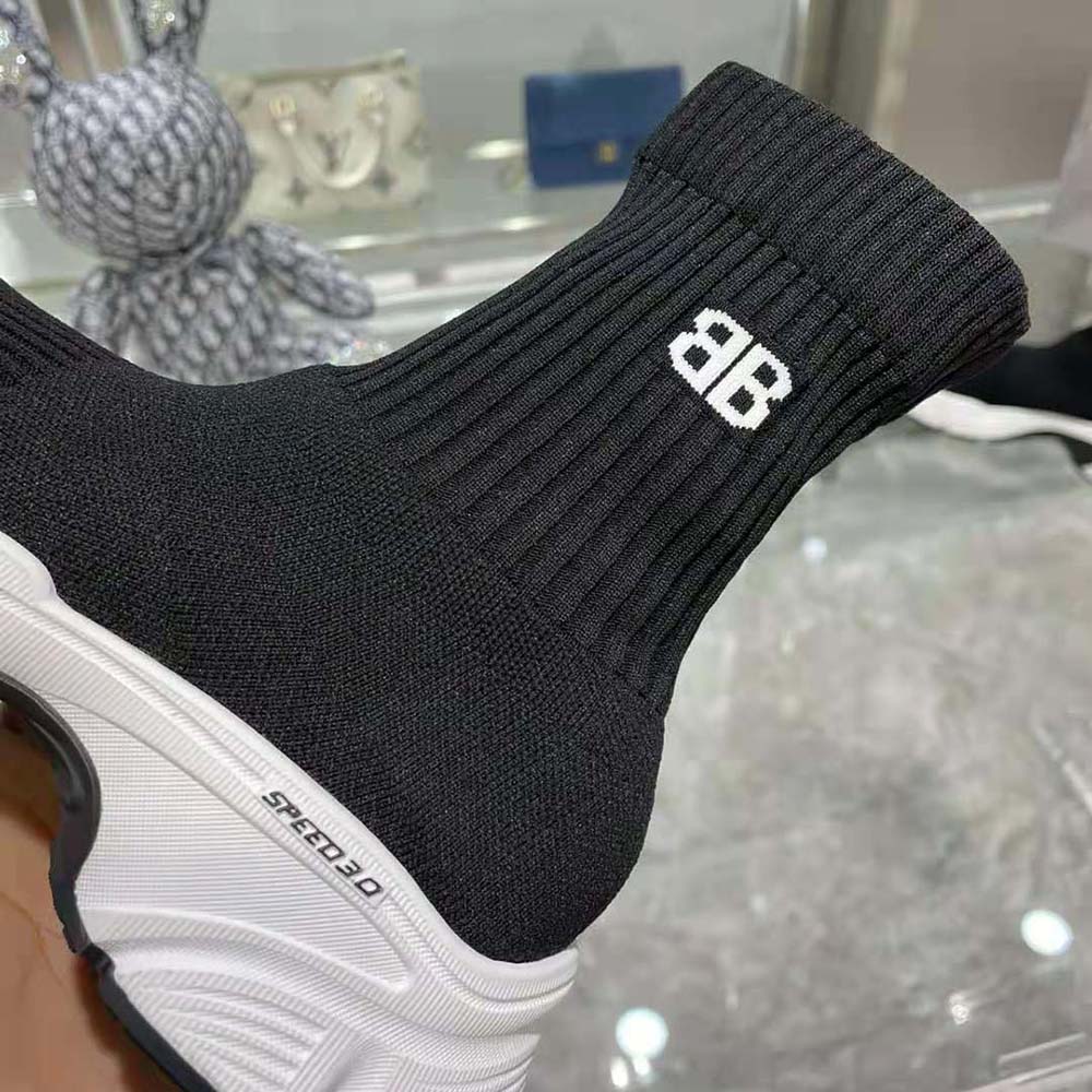 Balenciaga Women Speed 3.0 Sneaker in Black Recycled Knit - image 10