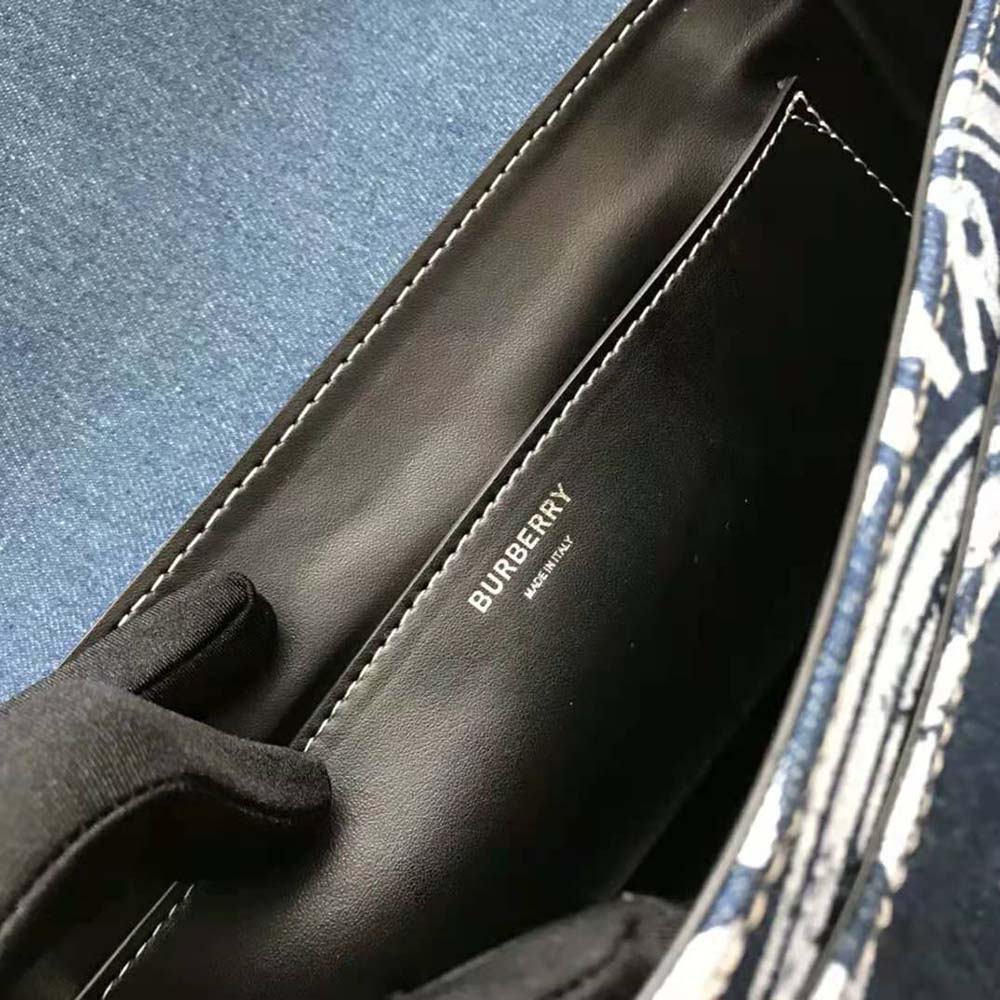 Burberry Women Logo Graphic Denim Note Crossbody Bag - image 10
