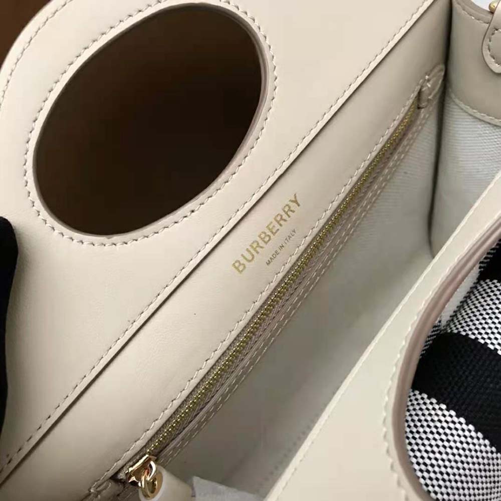 Burberry Women Mini Check Canvas and Leather Pocket Bag - image 10