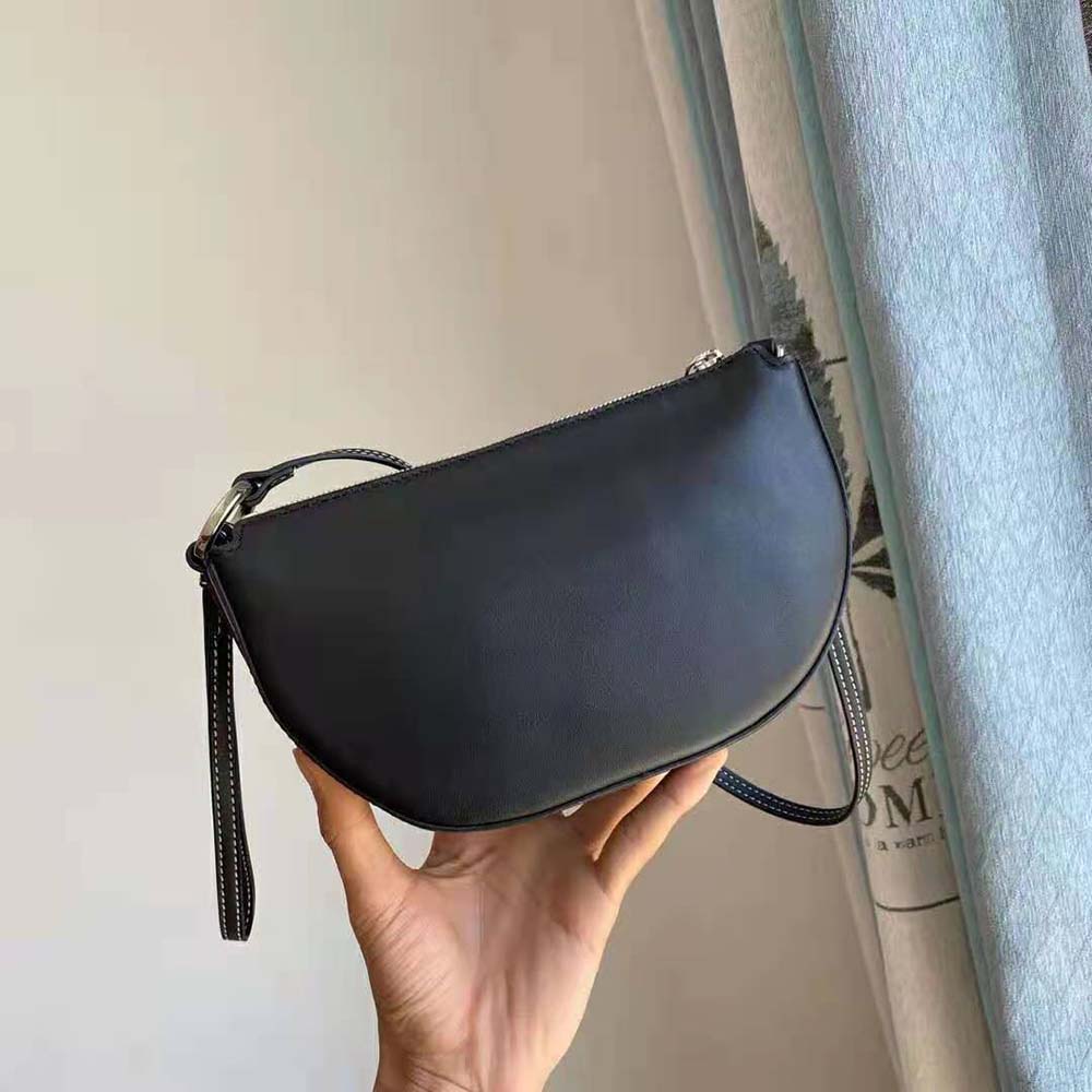 Burberry Women Mini Leather Double Olympia Bag-Black - image 4