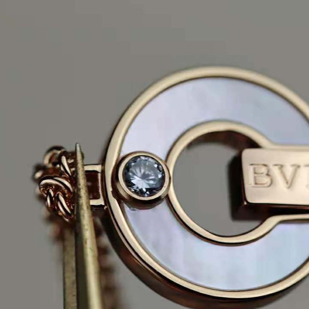 Bvlgari Women Bvlgari Bracelet 18 KT Rose Gold Bracelet worn on wrist, highlighting warm gold tone