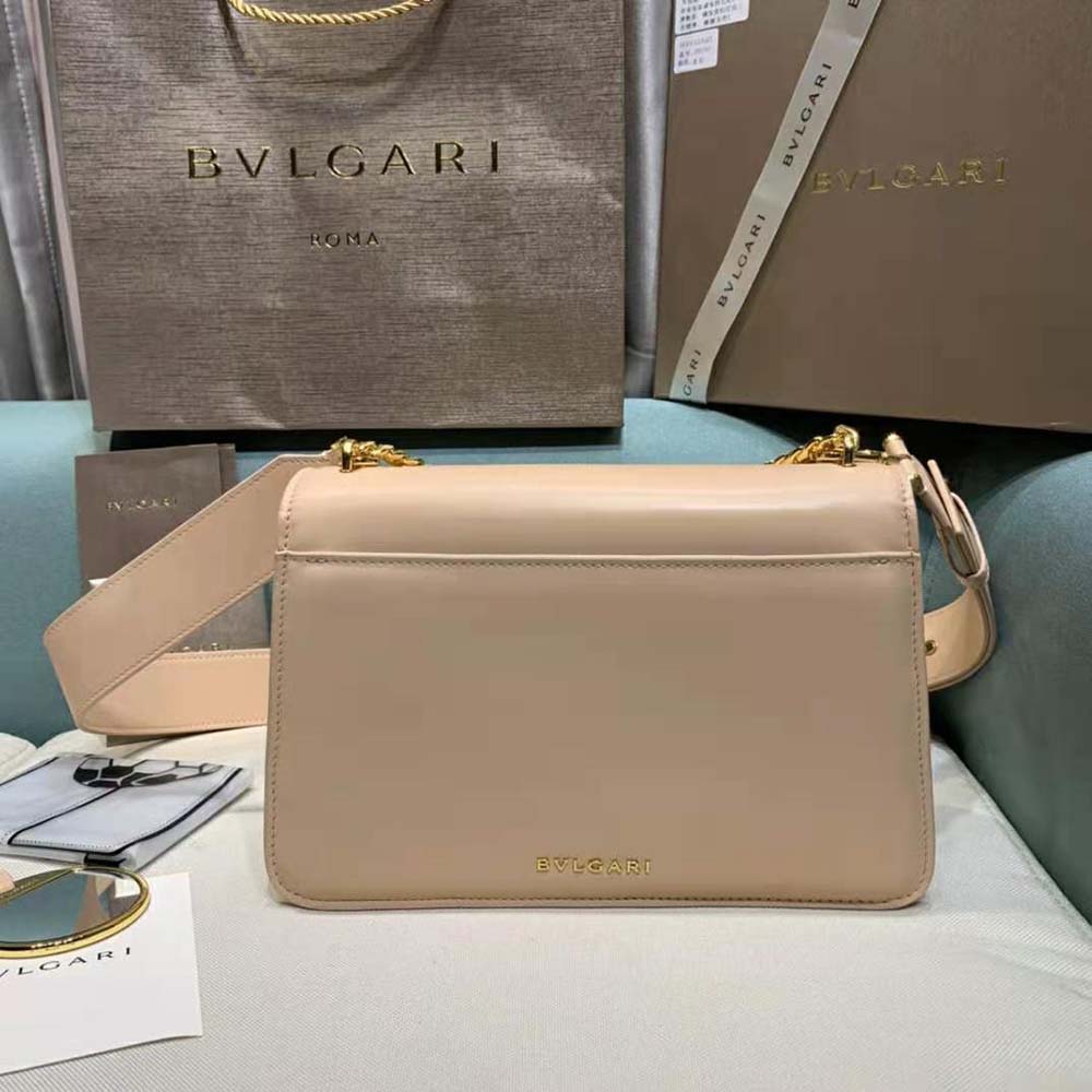 Bvlgari Women Serpenti Forever Crossbody Bag in Nappa Leather-Sandy - image 4