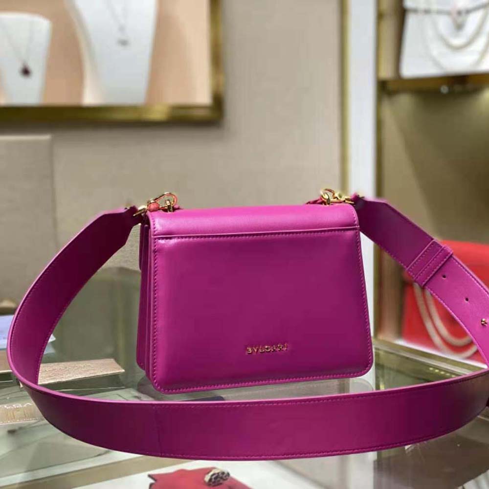 Bvlgari Women Serpenti Forever Crossbody Bag in Purple Nappa Leather - image 4