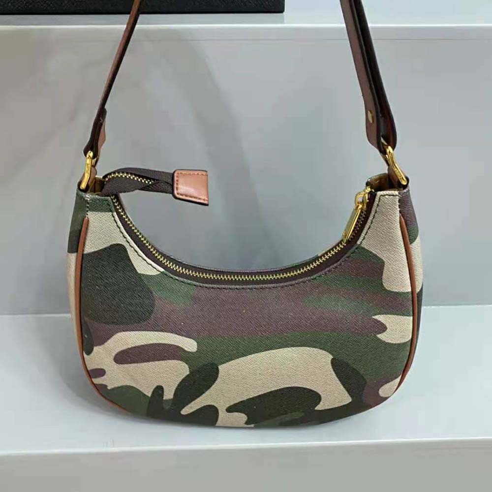 Side angle showing gold-tone hardware and shoulder strap on Celine AVA Bag