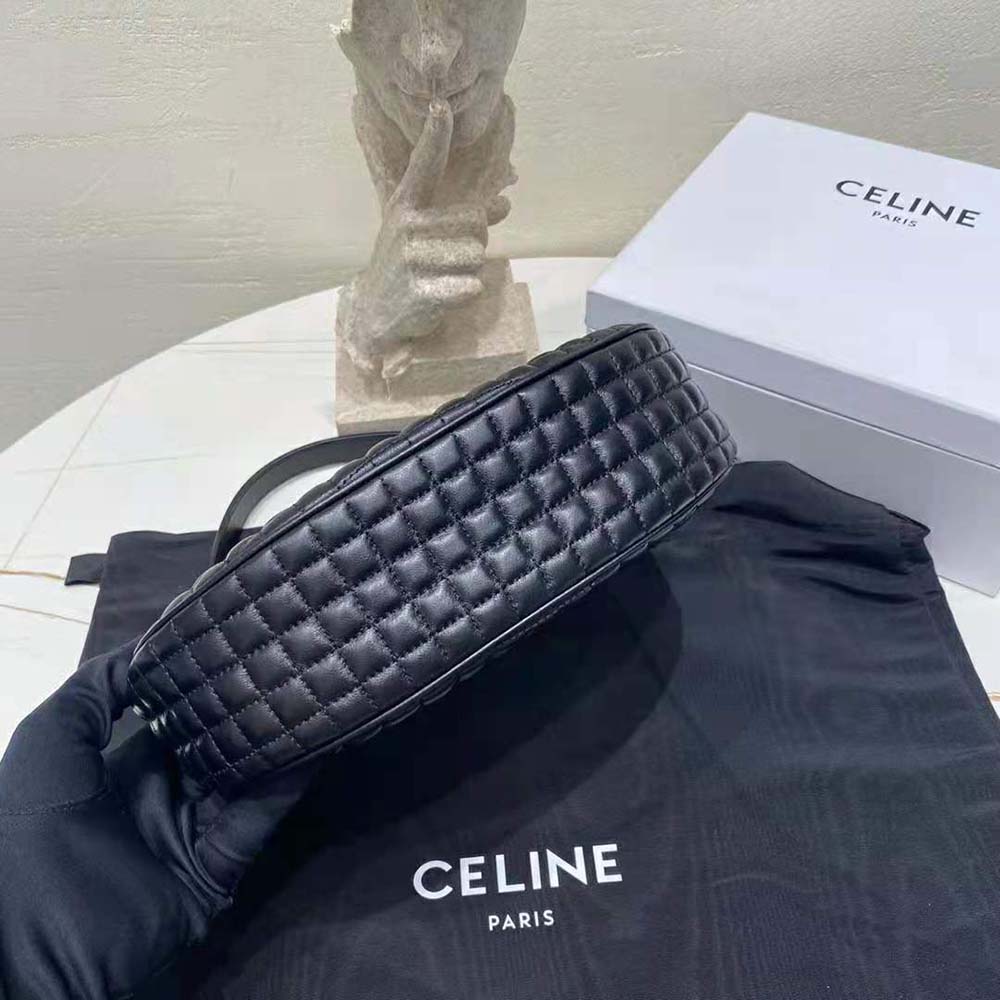 Celine Women AVA Bag in Quilted Lambskin-Black - image 4