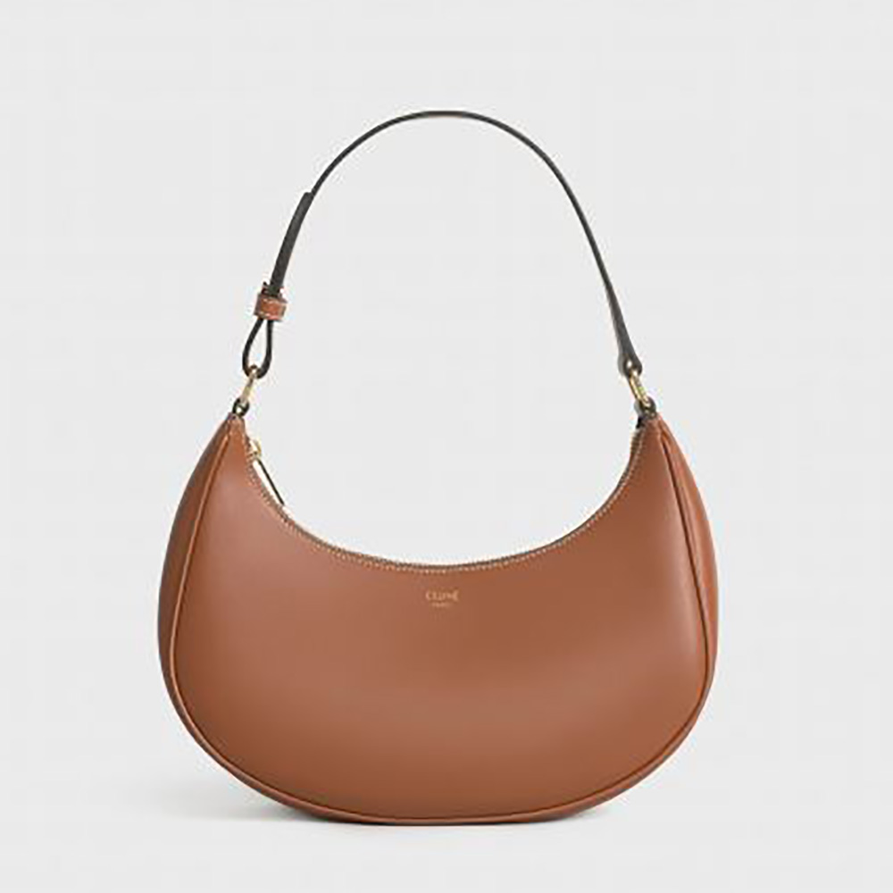 Front view of Celine Women AVA Bag in Smooth Calfskintan-Brown