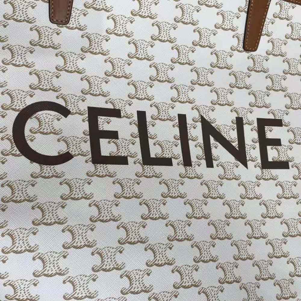 Celine Women Large Couffin in Triomphe Canvas Celine Print - image 7