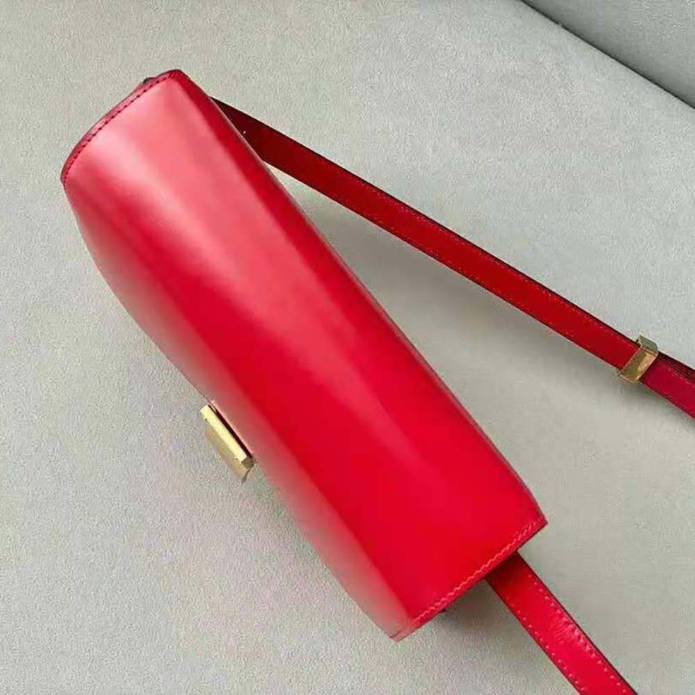 Celine Women Medium Classic Bag in Box Calfskin-Red - image 5