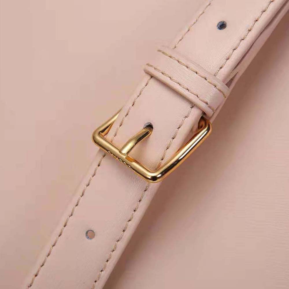 Celine Women Medium Triomphe Bag in Shiny Calfskin-Sandy - image 10