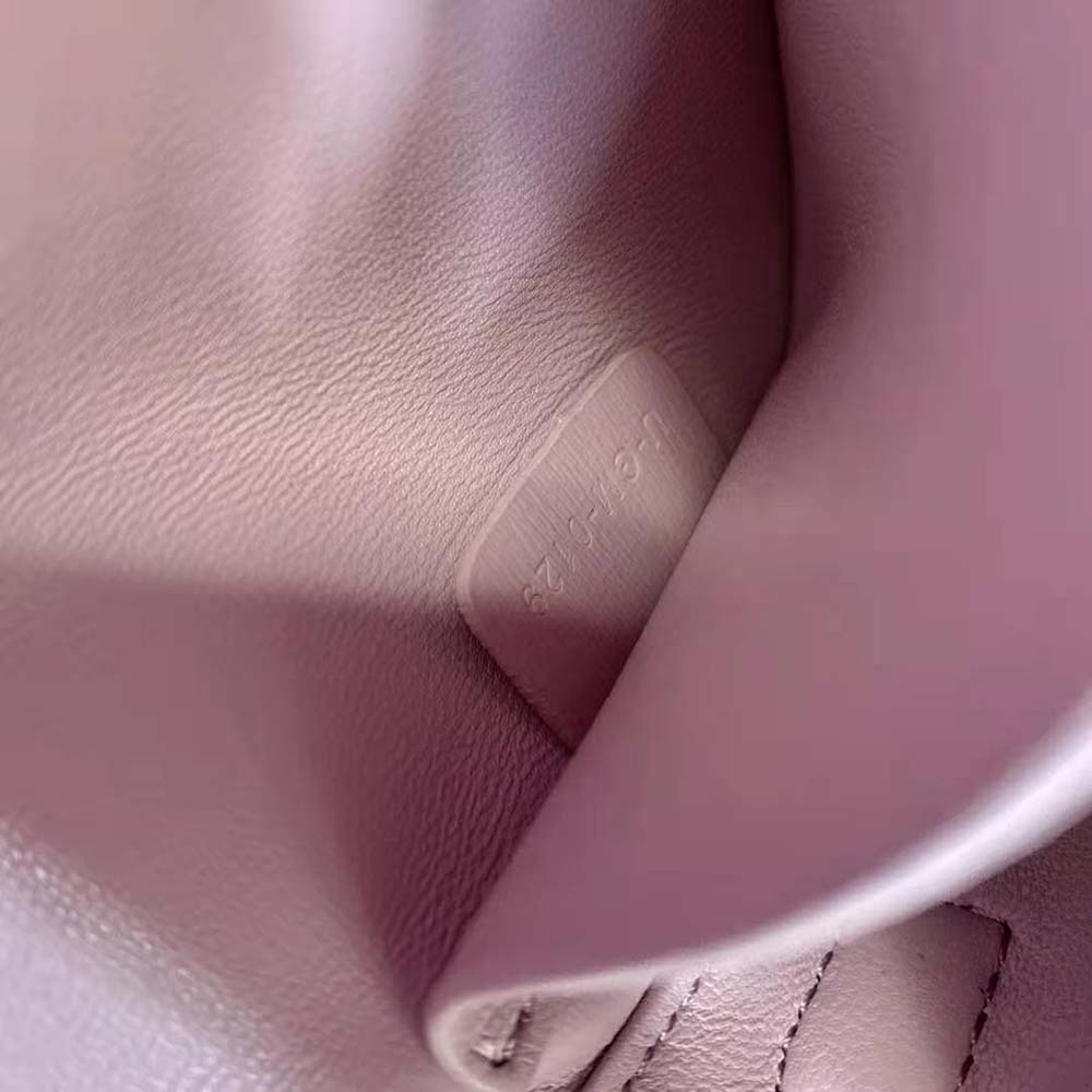Celine Women Triomphe Shoulder Bag in Natural Calfskin-Purple - image 9