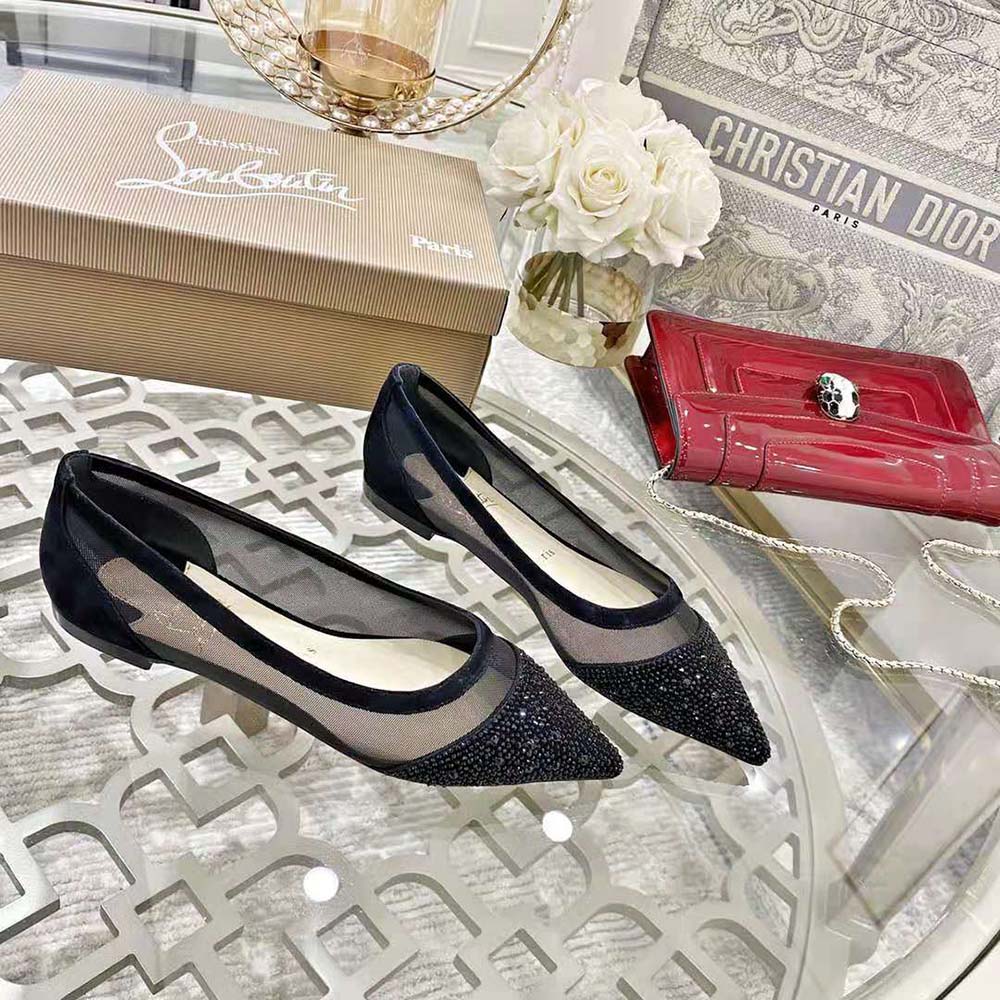 Christian Louboutin Women Galativi P Strass-Black - image 4