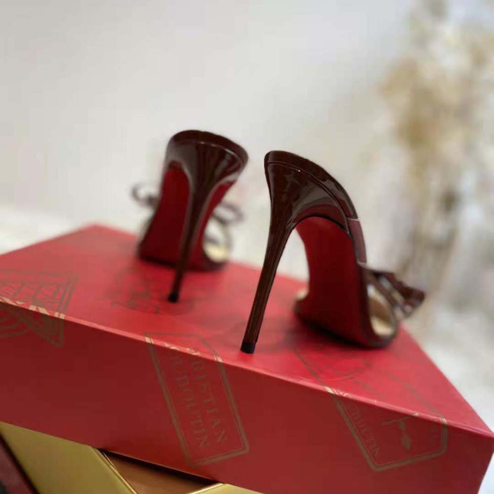 Christian Louboutin Women Just Nodo 85 mm Heel-Maroon - image 6