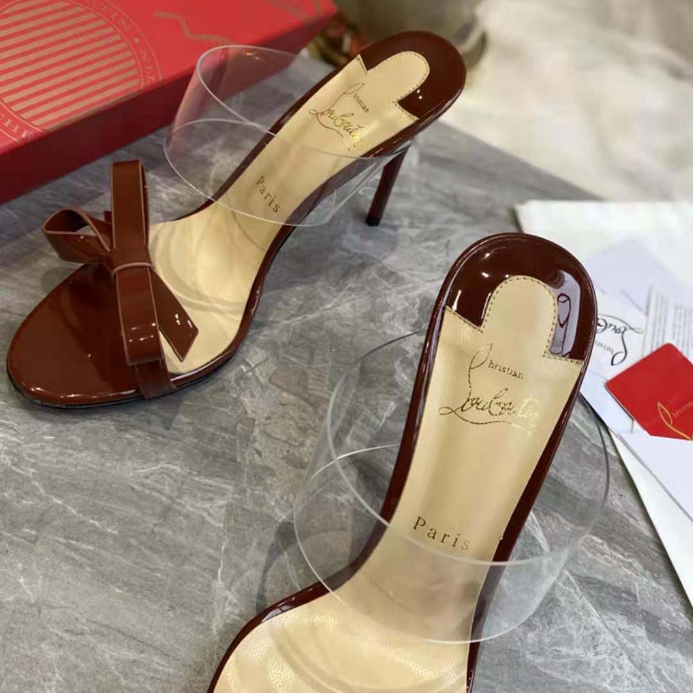 Christian Louboutin Women Just Nodo 85 mm Heel-Maroon - image 7