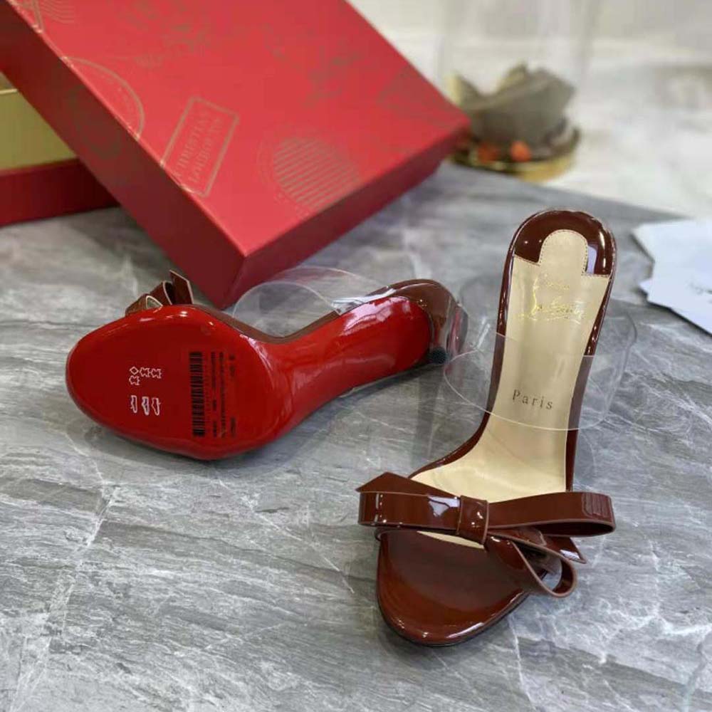 Christian Louboutin Women Just Nodo 85 mm Heel-Maroon - image 5
