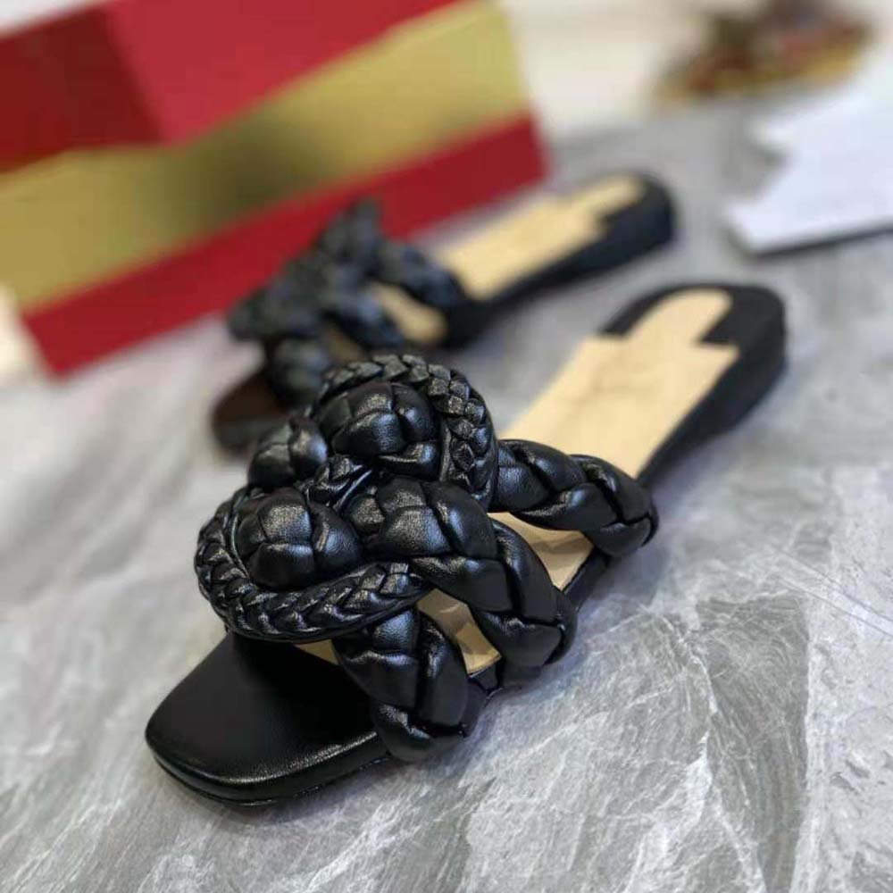 Christian Louboutin Women Marmela Flat Mule is Modern and Elegant-Black - image 5