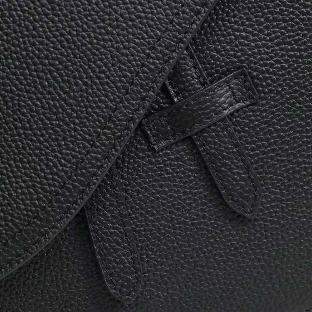 Dior Men Saddle Messenger Bag Black Grained Calfskin - image 9