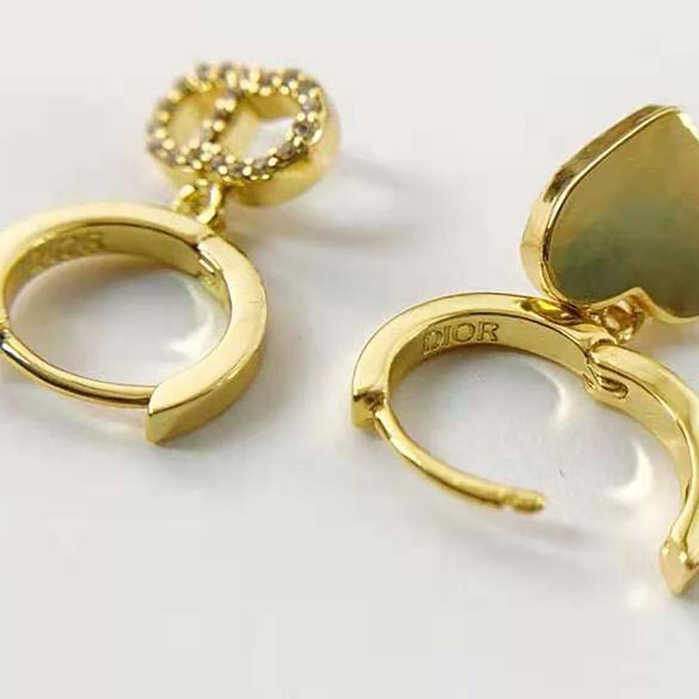 Dior Women Clair D Lune Earrings Gold-Finish Metal - image 5