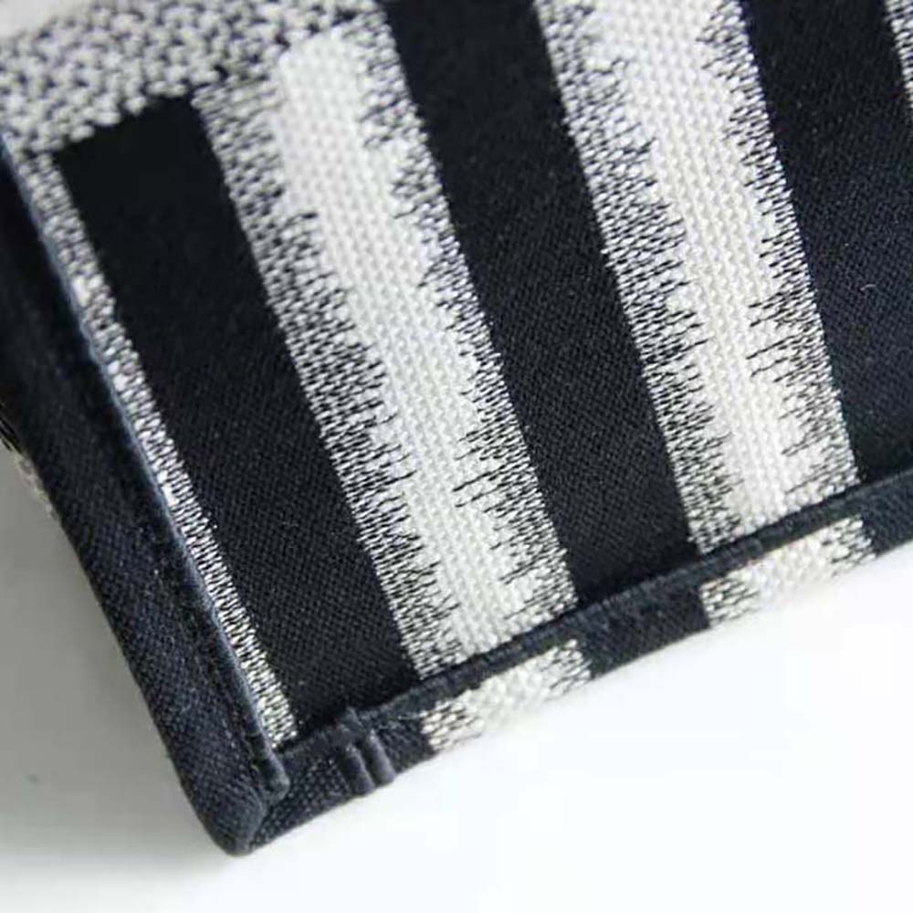 Dior Women Dior Book Tote Blue D-Stripes Embroidery - image 8